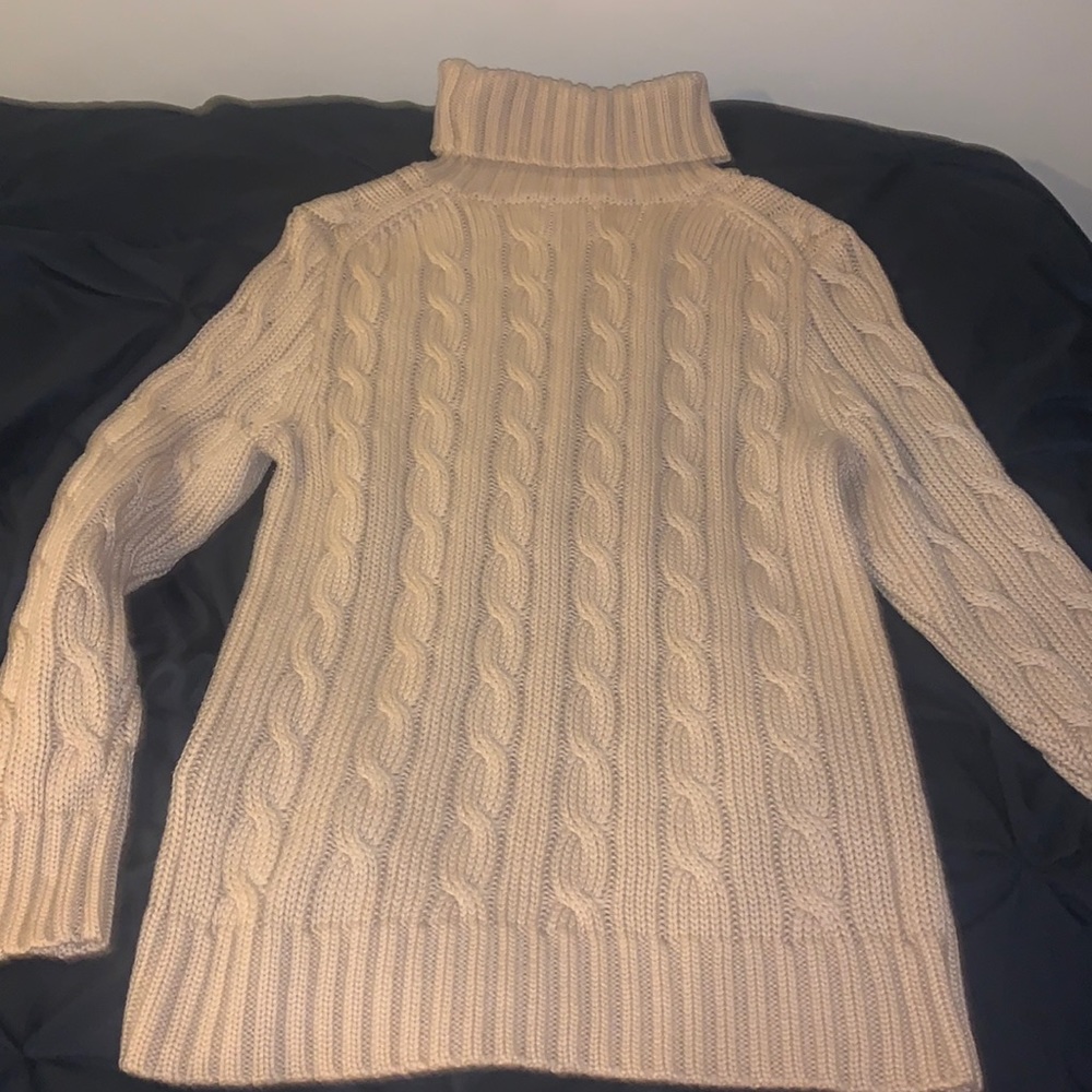 J. Crew XS tan Fall knitted turtleneck